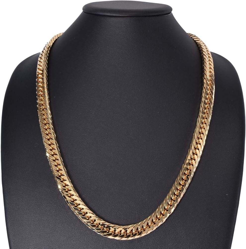 Amazon | [エスプワール] K18 18金 喜平ネックレス 8面カットトリプル